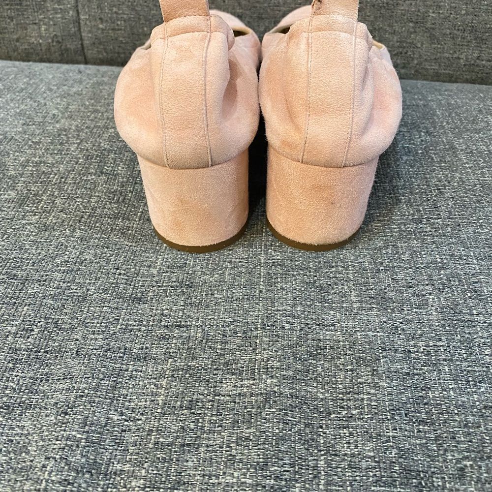 Everlane The Day Heel Pink Suede Women Size 10 - Picture 6 of 13